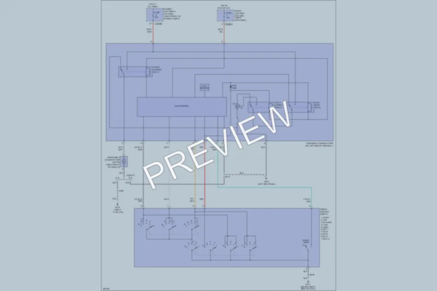 2009 Ford Mustang Wiper Washer wiring diagram preview