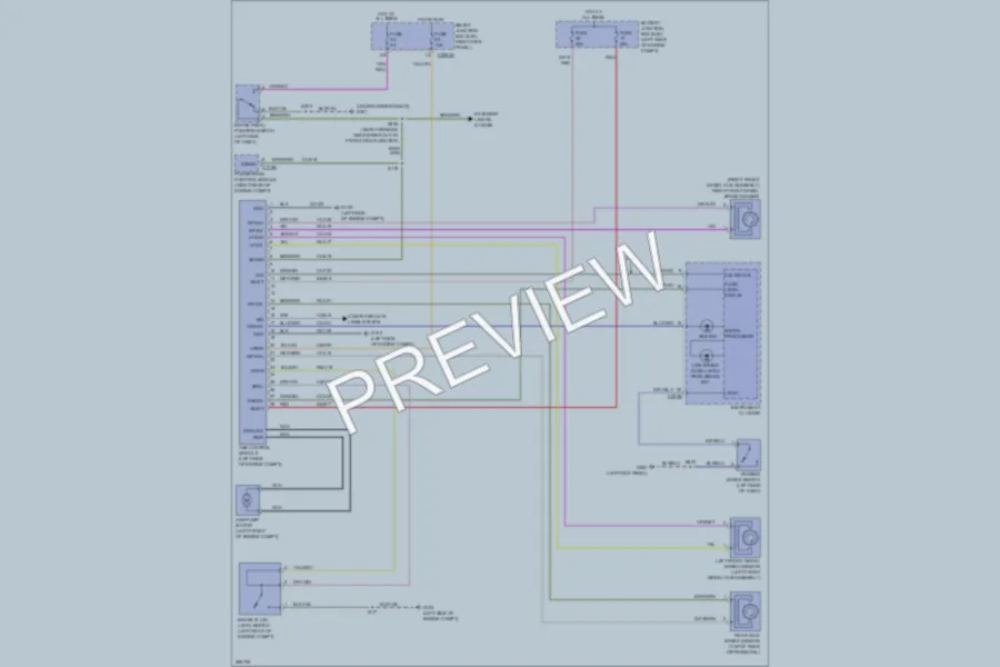 2009 Ford Ranger Anti Lock Brakes wiring diagram preview