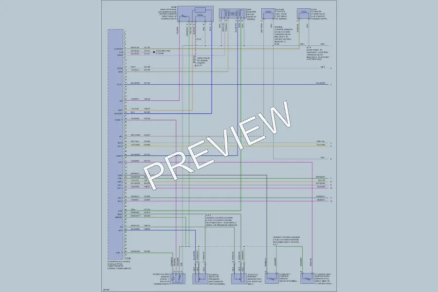 2009 Ford Ranger Engine Performance wiring diagram preview