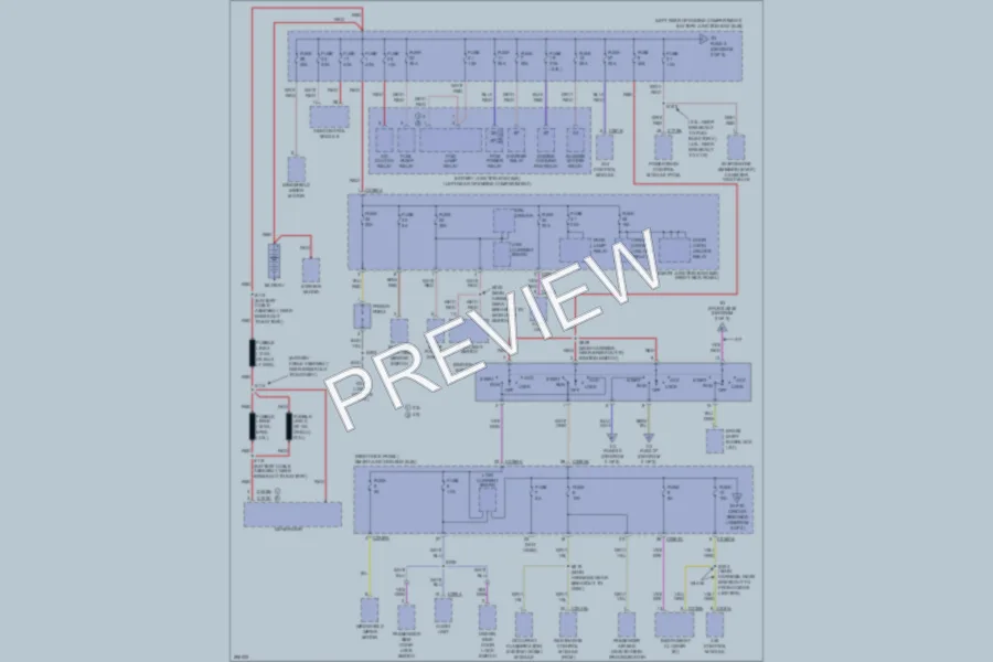 2009 Ford Ranger Power Distribution wiring diagram preview