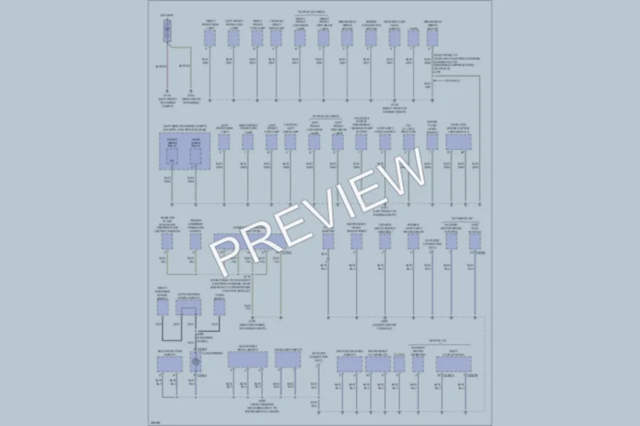 2009 Ford Taurus Ground Distribution wiring diagram preview
