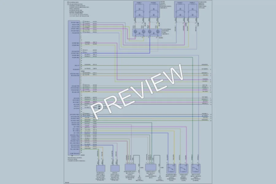 2009 Ford Taurus Supplemental Restraints wiring diagram preview