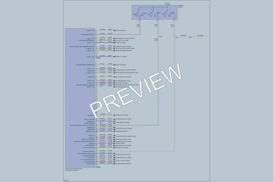 2009 Ford TaurusX Body Control Modules wiring diagram preview