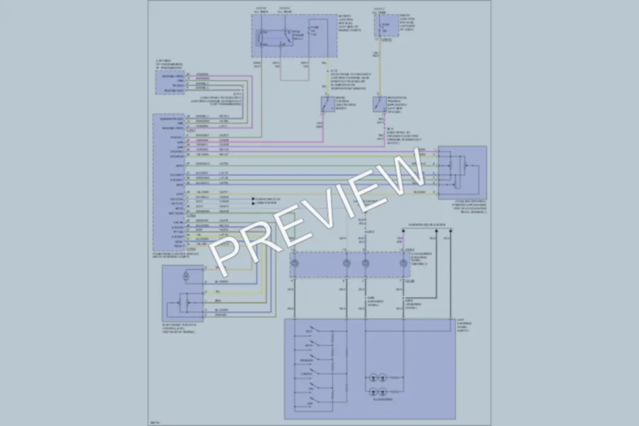 2009 Ford TaurusX Cruise Control wiring diagram preview