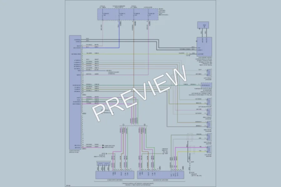 2009 Ford TaurusX Radio wiring diagram preview