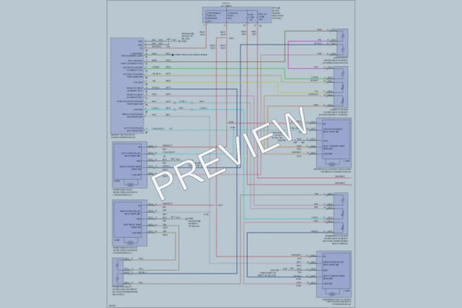 2009 GMC Acadia Power Seats wiring diagram preview