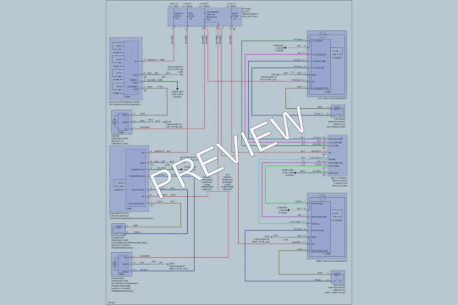2009 GMC Acadia Power Windows wiring diagram preview