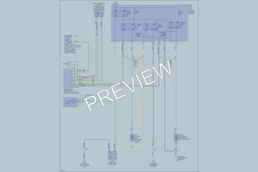 2009 GMC 3500 Hd Cooling Fan wiring diagram preview