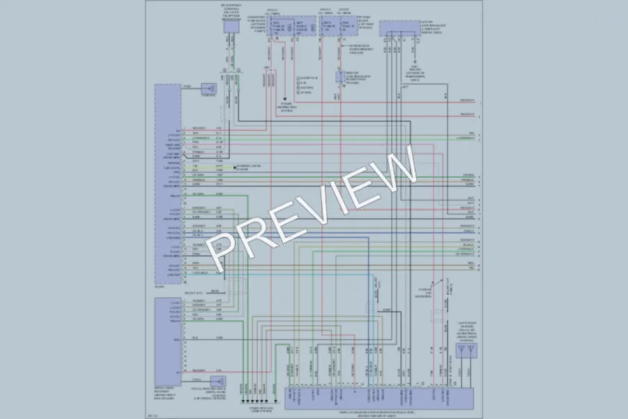 2009 GMC 1500 Navigation wiring diagram preview