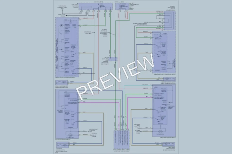 2009 GMC 1500 Power Windows wiring diagram preview