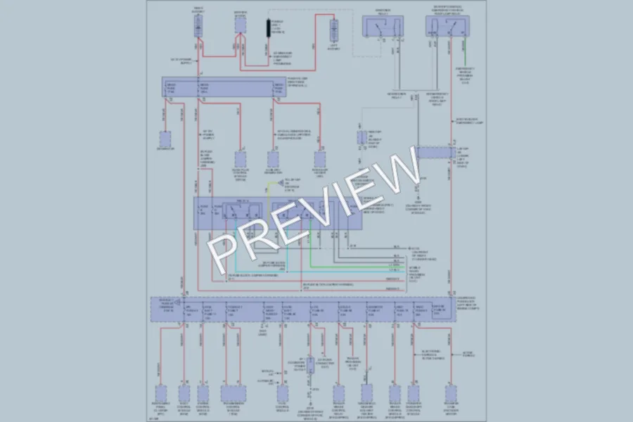 2009 GMC 3500 Hd Power Distribution wiring diagram preview