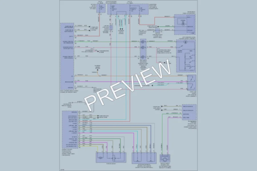 2009 GMC 1500 Cruise Control wiring diagram preview
