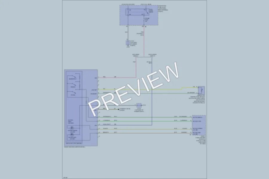 2009 GMC Canyon Power Mirrors wiring diagram preview
