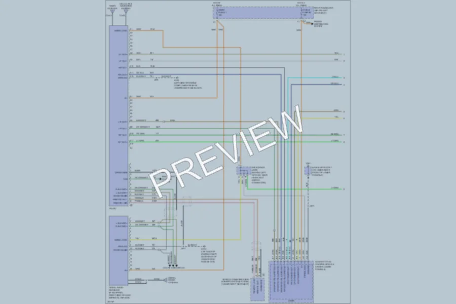 2009 GMC Envoy Radio wiring diagram preview