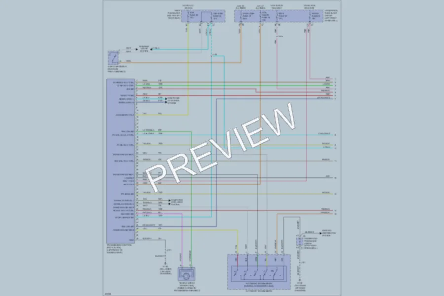 2009 GMC Envoy Transmission wiring diagram preview