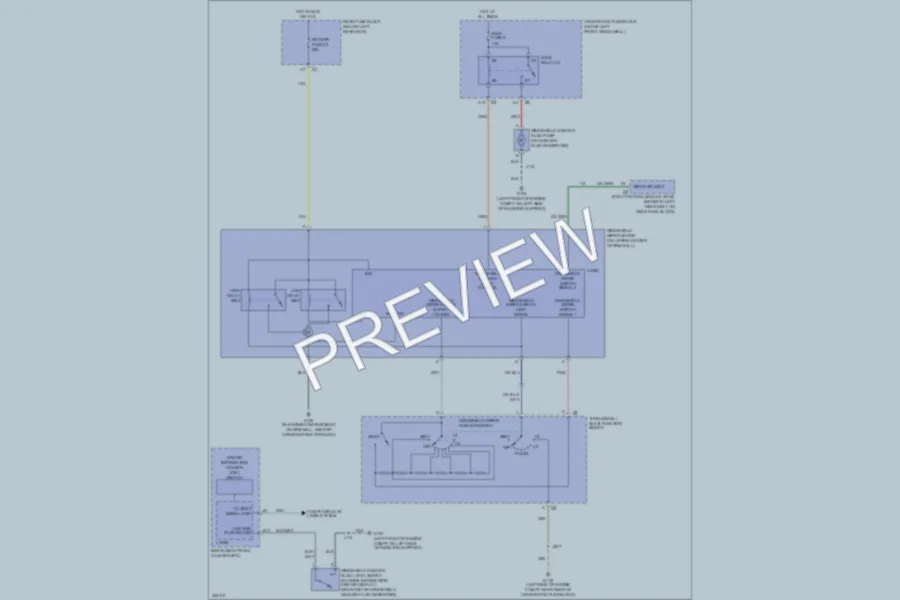 2009 GMC Envoy Wiper Washer wiring diagram preview