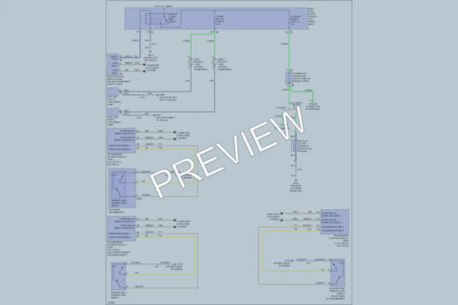 2009 GMC H1500 Exterior Lights wiring diagram preview
