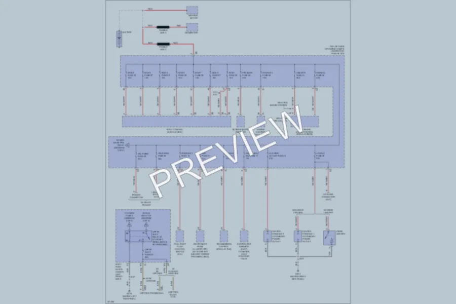 2009 GMC G1500 Power Distribution wiring diagram preview