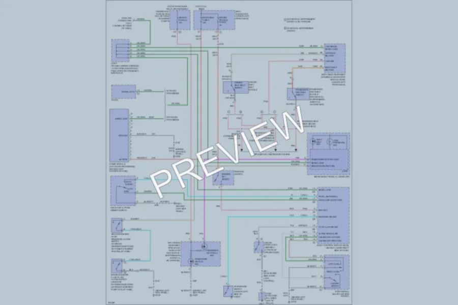 2009 GMC G2500 Warning Systems wiring diagram preview