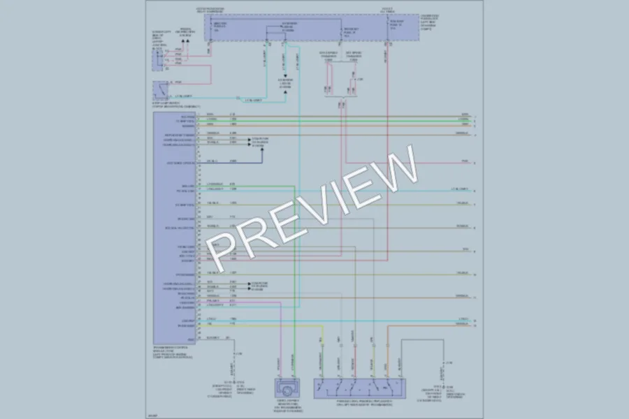 2009 GMC 1500 Transmission wiring diagram preview