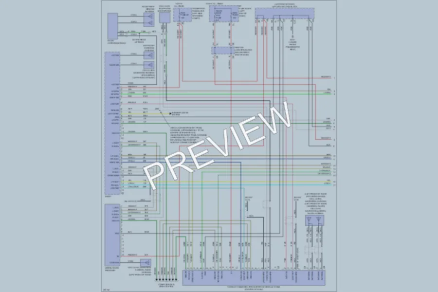 2009 GMC K2500YukonXL Navigation wiring diagram preview