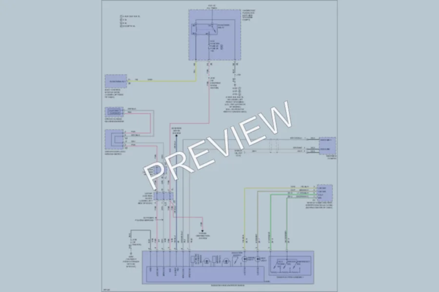 2009 GMC 2500 Hd Power Mirrors wiring diagram preview