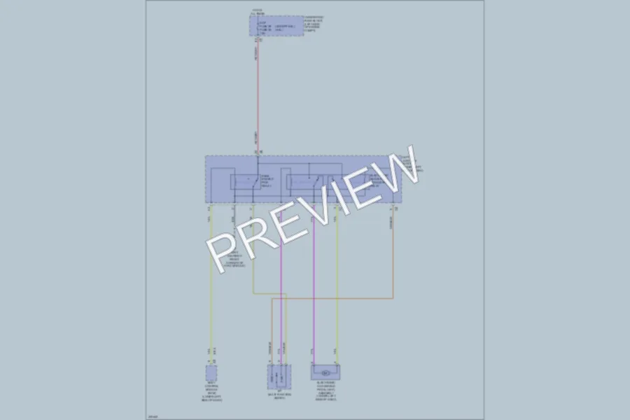 2009 GMC 2500 Hd Power Seats wiring diagram preview
