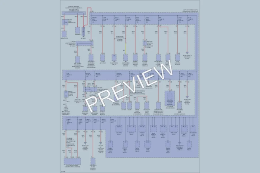 2009 HUMMER H2SUT Power Distribution wiring diagram preview