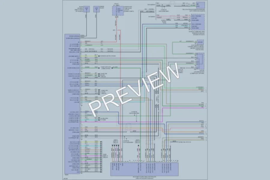 2009 HUMMER H2SUT Radio wiring diagram preview