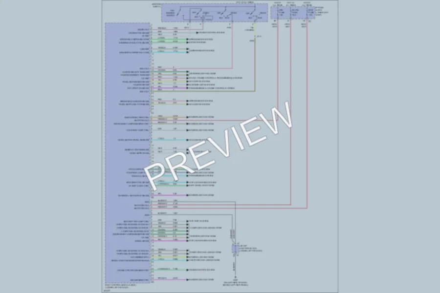 2009 HUMMER H2SUV Body Control Modules wiring diagram preview