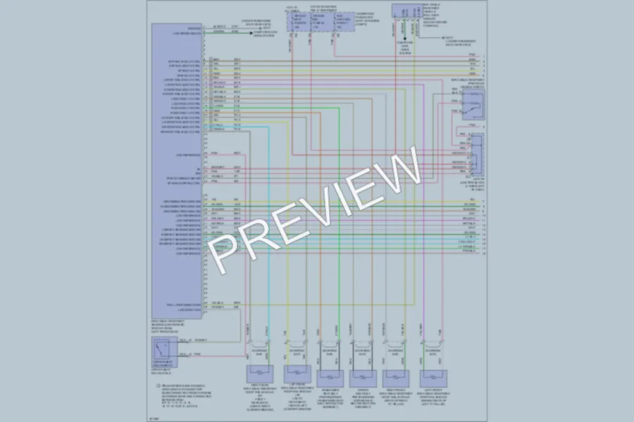 2009 HUMMER H2SUV Supplemental Restraints wiring diagram preview