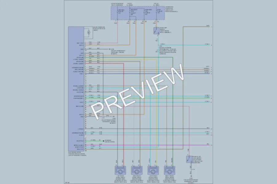 2009 HUMMER H3 Anti Lock Brakes wiring diagram preview