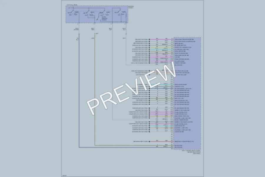 2009 HUMMER H3 Body Control Modules wiring diagram preview