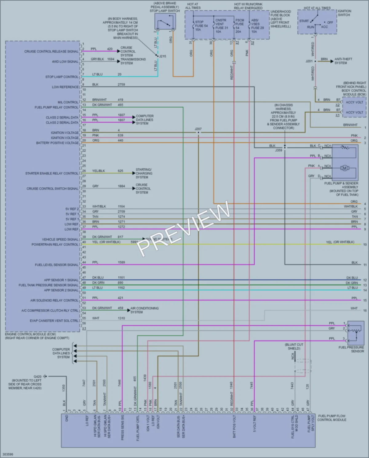 2009 HUMMER H3T Engine Performance wiring diagram preview