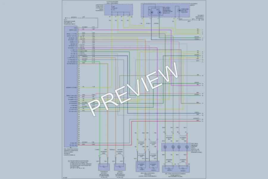 2009 HUMMER H3T Supplemental Restraints wiring diagram preview