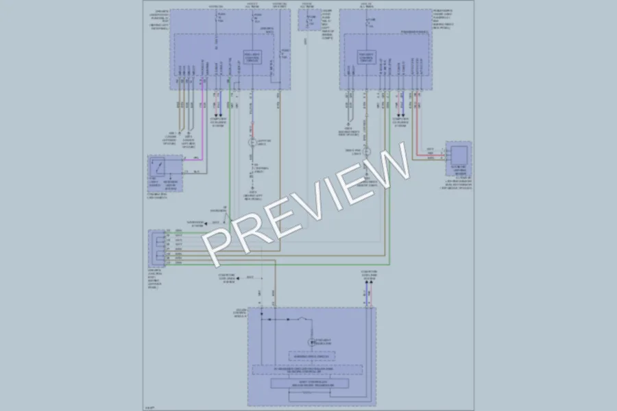 2009 Honda Accord Headlights wiring diagram preview