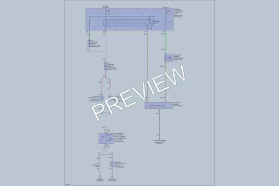 2009 Honda Accord Power Mirrors wiring diagram preview
