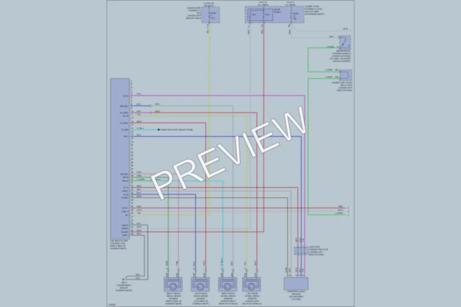 2009 Honda CRV Anti Lock Brakes wiring diagram preview