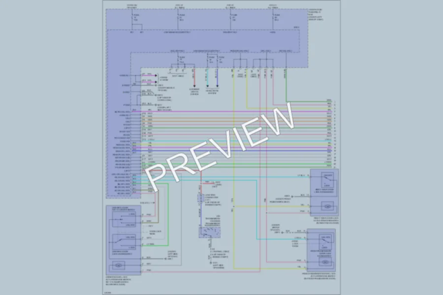 2009 Honda CRV Anti Theft wiring diagram preview
