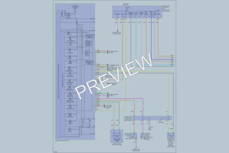 2009 Honda CRV Instrument Cluster wiring diagram preview