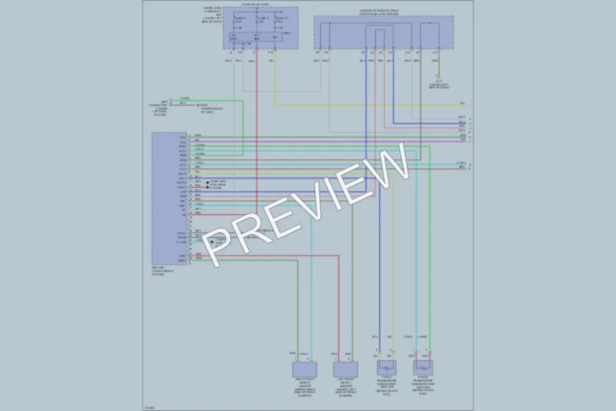 2009 Honda CRV Supplemental Restraints wiring diagram preview