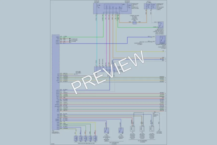 2009 Honda CRV Transmission wiring diagram preview