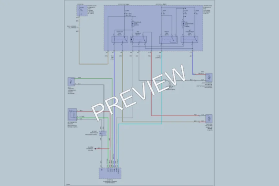 2009 Honda Civic Cooling Fan wiring diagram preview