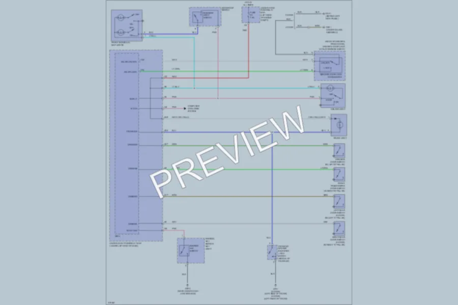 2009 Honda Civic Interior Lights wiring diagram preview