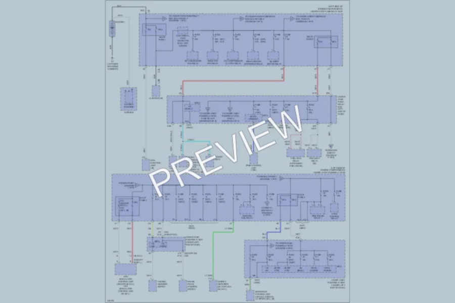 2009 Honda Civic Power Distribution wiring diagram preview