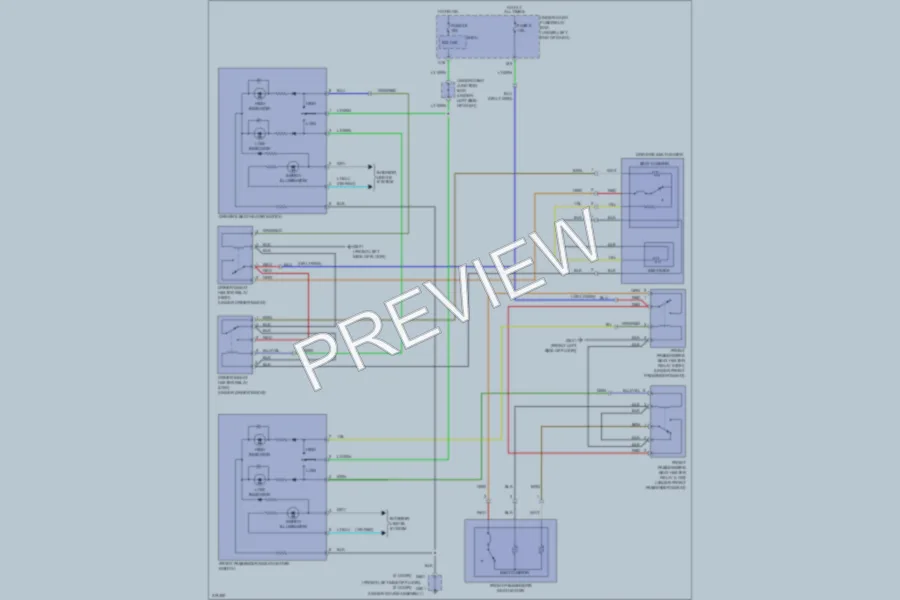 2009 Honda Civic Power Seats wiring diagram preview