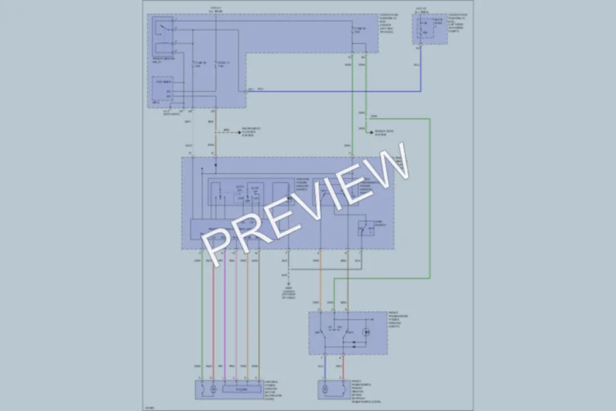 2009 Honda Civic Power Windows wiring diagram preview