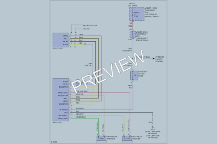 2009 Honda Civic Radio wiring diagram preview
