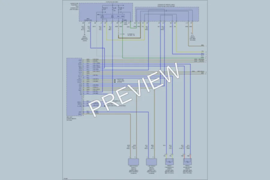 2009 Honda Civic Supplemental Restraints wiring diagram preview