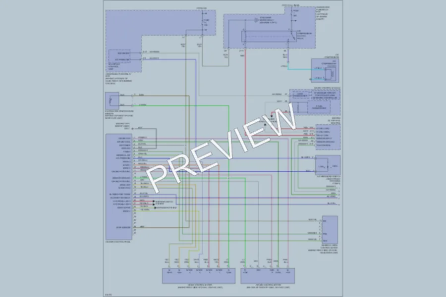 2009 Honda Element Air Conditioning wiring diagram preview